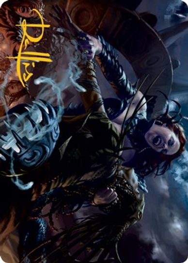 Olivia's Midnight Ambush Art Card (Gold-Stamped Signature) (39) [Art Series: Innistrad: Midnight Hunt]
