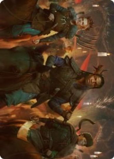 Candlelit Cavalry Art Card (48) [Art Series: Innistrad: Midnight Hunt]