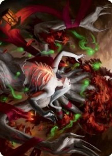 Dryad's Revival Art Card (50) [Art Series: Innistrad: Midnight Hunt]