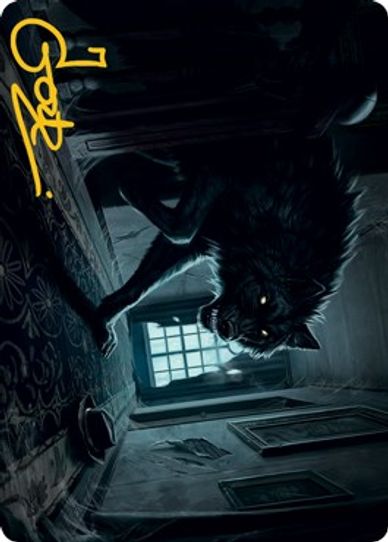 Primal Adversary Art Card (Gold-Stamped Signature) (52) [Art Series: Innistrad: Midnight Hunt]