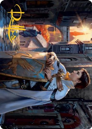 Dennick, Pious Apprentice Art Card (Gold-Stamped Signature) (58) [Art Series: Innistrad: Midnight Hunt]