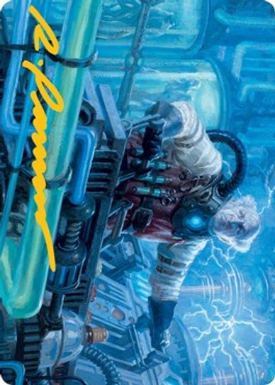 Ludevic, Necrogenius Art Card (Gold-Stamped Signature) (65) [Art Series: Innistrad: Midnight Hunt]