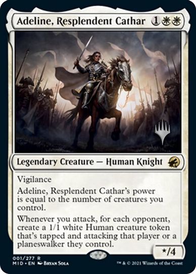 Adeline, Resplendent Cathar (1) [Promo Pack: Innistrad: Midnight Hunt]