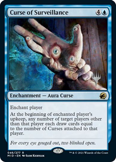Curse of Surveillance (46) [Promo Pack: Innistrad: Midnight Hunt]