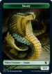Snake // Spirit Double-sided Token [Commander: Innistrad: Midnight Hunt]