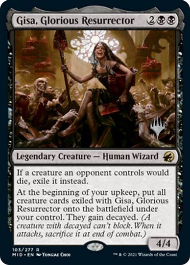 Gisa, Glorious Resurrector (103) [Promo Pack: Innistrad: Midnight Hunt]