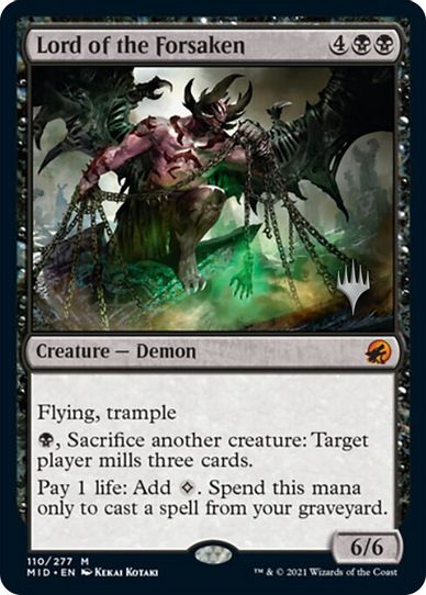 Lord of the Forsaken (110) [Promo Pack: Innistrad: Midnight Hunt]