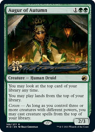 Augur of Autumn (168) [Prerelease Cards]
