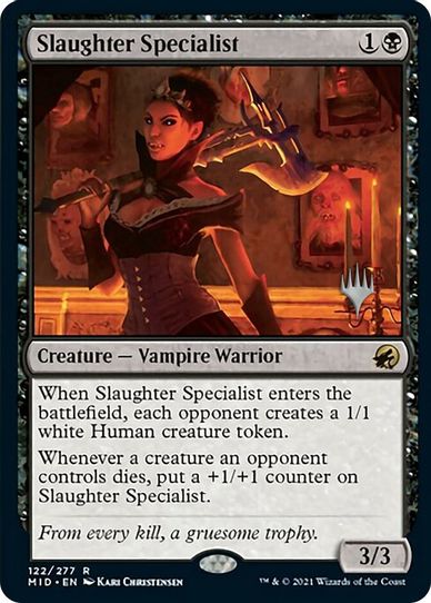 Slaughter Specialist (122) [Promo Pack: Innistrad: Midnight Hunt]