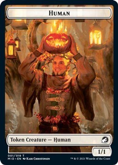 Human Token (1) [Innistrad: Midnight Hunt]