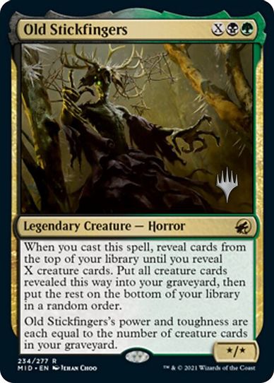 Old Stickfingers (234) [Promo Pack: Innistrad: Midnight Hunt]