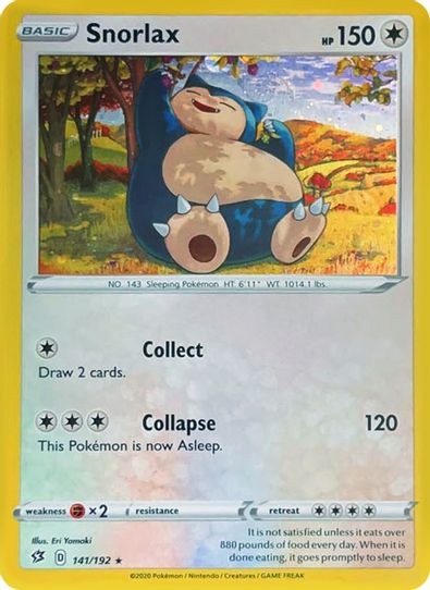 Snorlax (Cosmos Holo) (141/192) [Miscellaneous Cards & Products]