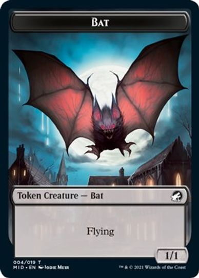Clue // Bat Double-sided Token [Innistrad: Midnight Hunt]