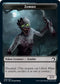 ZombieZombie Double-sided Token [Innistrad: Midnight Hunt]