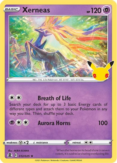 Xerneas (012/025/25) [Celebrations]