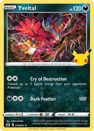 Yveltal (019/025/25) [Celebrations]