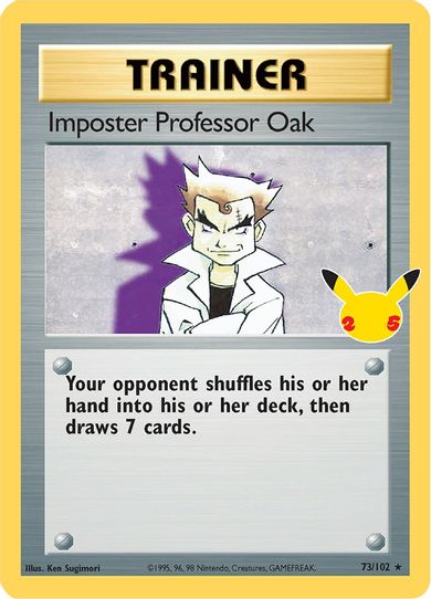 Imposter Professor Oak (73/102) [Celebrations: Classic Collection]