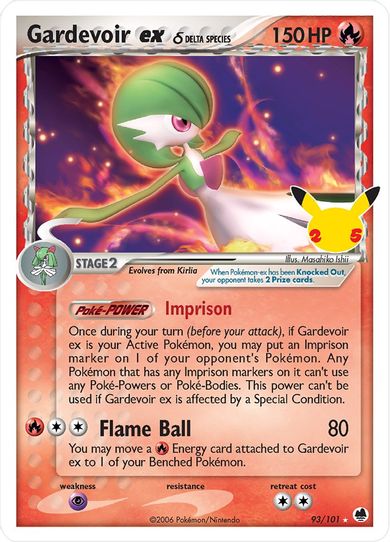 Gardevoir ex (Delta Species) (93/101) [Celebrations: Classic Collection]