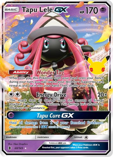 Tapu Lele GX (60/145) [Celebrations: Classic Collection]