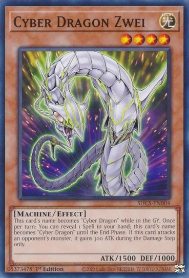 Cyber Dragon Zwei (SDCS-EN004) [Structure Deck: Cyber Strike]
