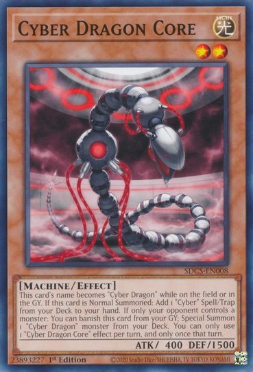 Cyber Dragon Core (SDCS-EN008) [Structure Deck: Cyber Strike]