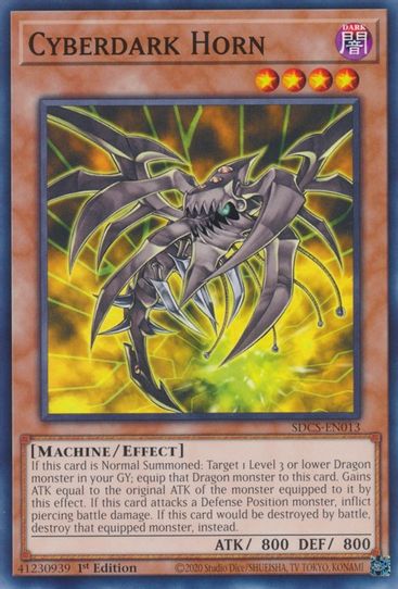 Cyberdark Horn (SDCS-EN013) [Structure Deck: Cyber Strike]