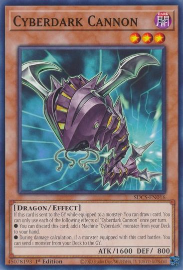 Cyberdark Cannon (SDCS-EN016) [Structure Deck: Cyber Strike]
