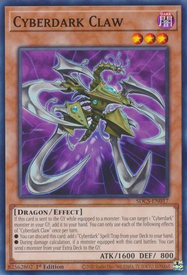 Cyberdark Claw (SDCS-EN017) [Structure Deck: Cyber Strike]