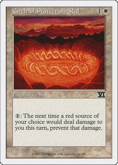 Circle of Protection: Red [Classic Sixth Edition]
