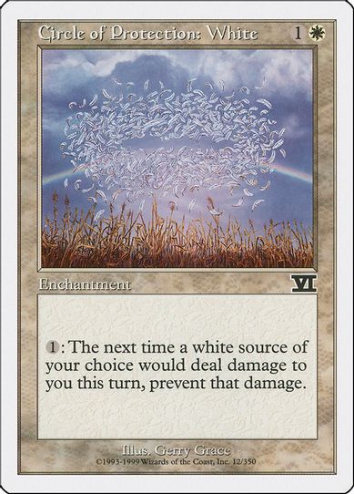 Circle of Protection: White [Classic Sixth Edition]