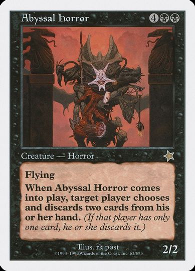 Abyssal Horror (63) [Starter 1999]