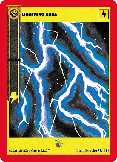 Lightning Aura (9) [Cryptid Nation: First Edition Box Toppers]