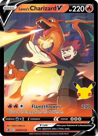Lance's Charizard V SWSH133 (SWSH133) [SWSH: Sword & Shield Promo Cards]