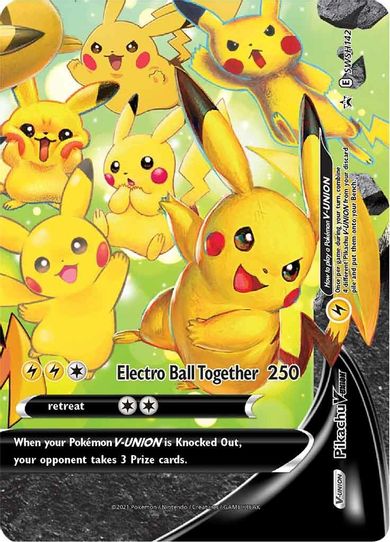 Pikachu V Union SWSH142 (SWSH142) [SWSH: Sword & Shield Promo Cards]