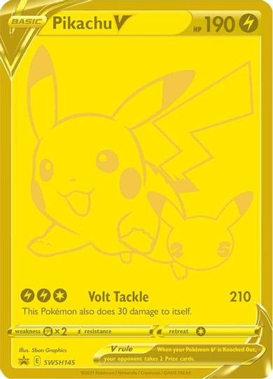 Pikachu V SWSH145 (SWSH145) [SWSH: Sword & Shield Promo Cards]