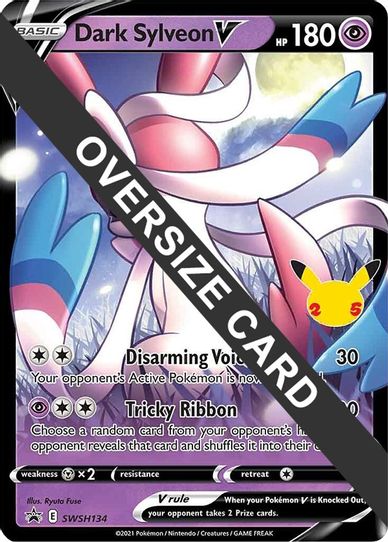 Dark Sylveon V SWSH134 (SWSH134) [First Partner Pack Jumbo Cards]