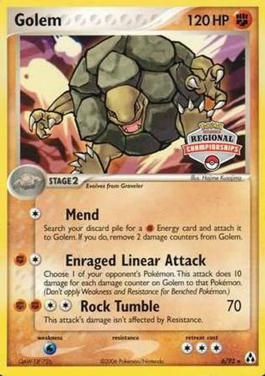 Golem 06/92 (Regional Championship Promo) [League & Championship Cards]