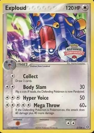 Exploud 03/106 (National Championship Promo) [League & Championship Cards]