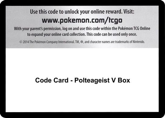 Code Card - Polteageist V Box [Sword & Shield: Rebel Clash]