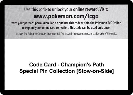 Code Card Champion's Path Special Pin Collection [Stow on Side] [Champion's Path]
