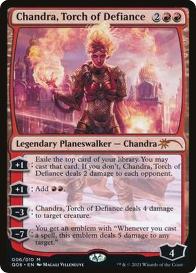 Chandra, Torch of Defiance (6) [Unique and Miscellaneous Promos]