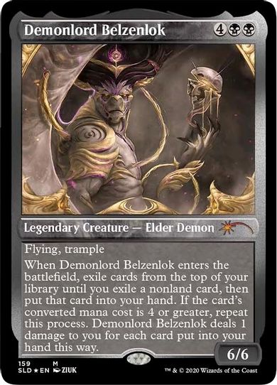 Demonlord Belzenlok (Foil Etched) (159) [Secret Lair Drop Series]