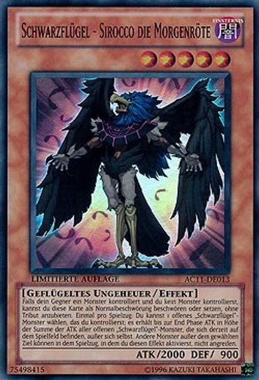 Blackwing - Sirocco the Dawn (German) - "Schwarzflugel - Sirocco die Morgenröte" (AC11-DE013) [Advent Calendar 2011 (Adventskalender)]