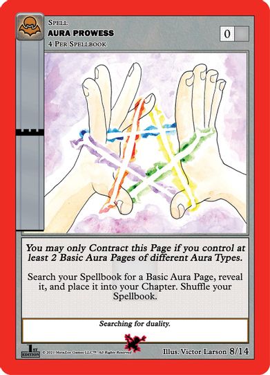 Aura Prowess (Moca Vampire) (8/14) [Nightfall: First Edition Release Event Deck]