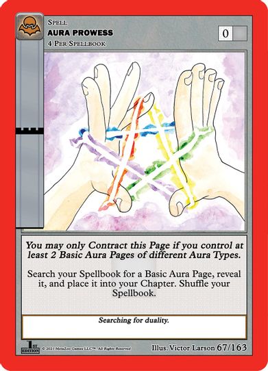 Aura Prowess (67/163) [Nightfall: First Edition]