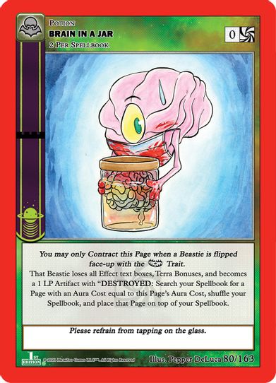 Brain In A Jar (80/163) [Nightfall: First Edition]