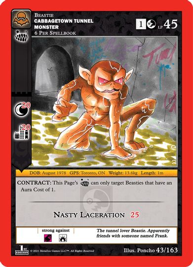Cabbagetown Tunnel Monster (43/163) [Nightfall: First Edition]