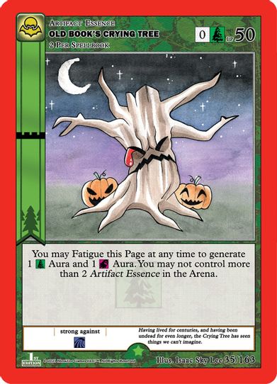 Old Book's Crying Tree (35/163) [Nightfall: First Edition]
