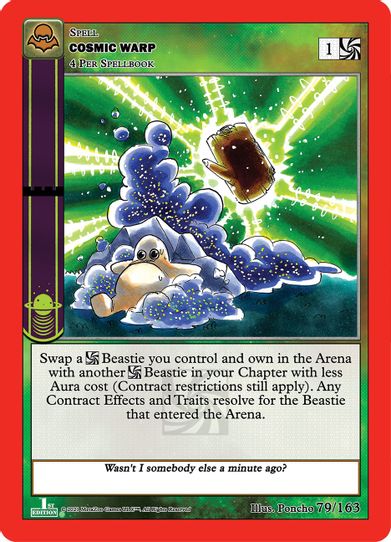 Cosmic Warp (79/163) [Nightfall: First Edition]