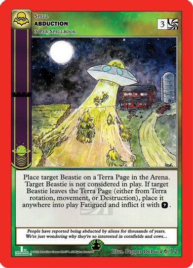 Abduction (6/12) [Nightfall: First Edition Tribal Theme Decks]